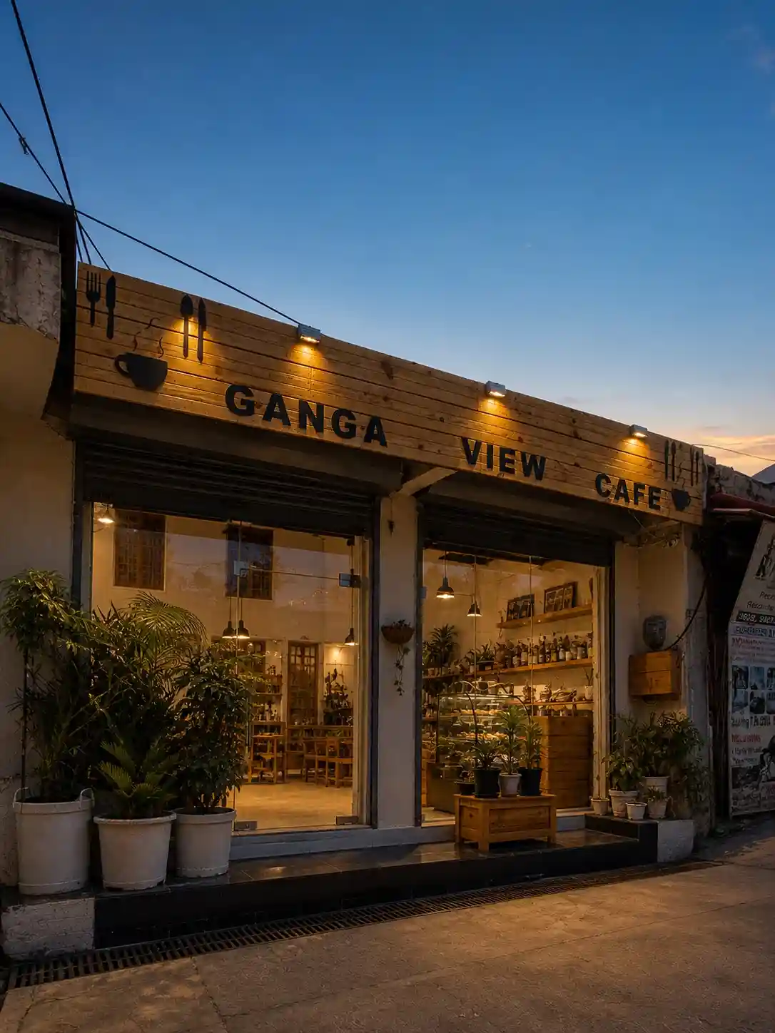 About Ganga View Cafe Rishikesh riverside story